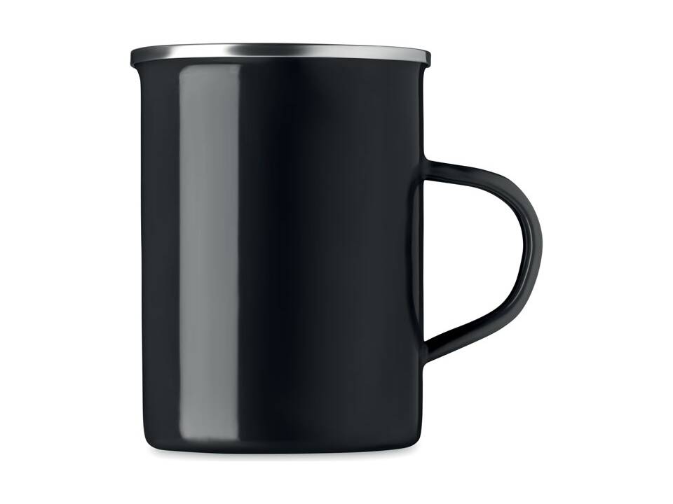 Metalen emaillen mok 1