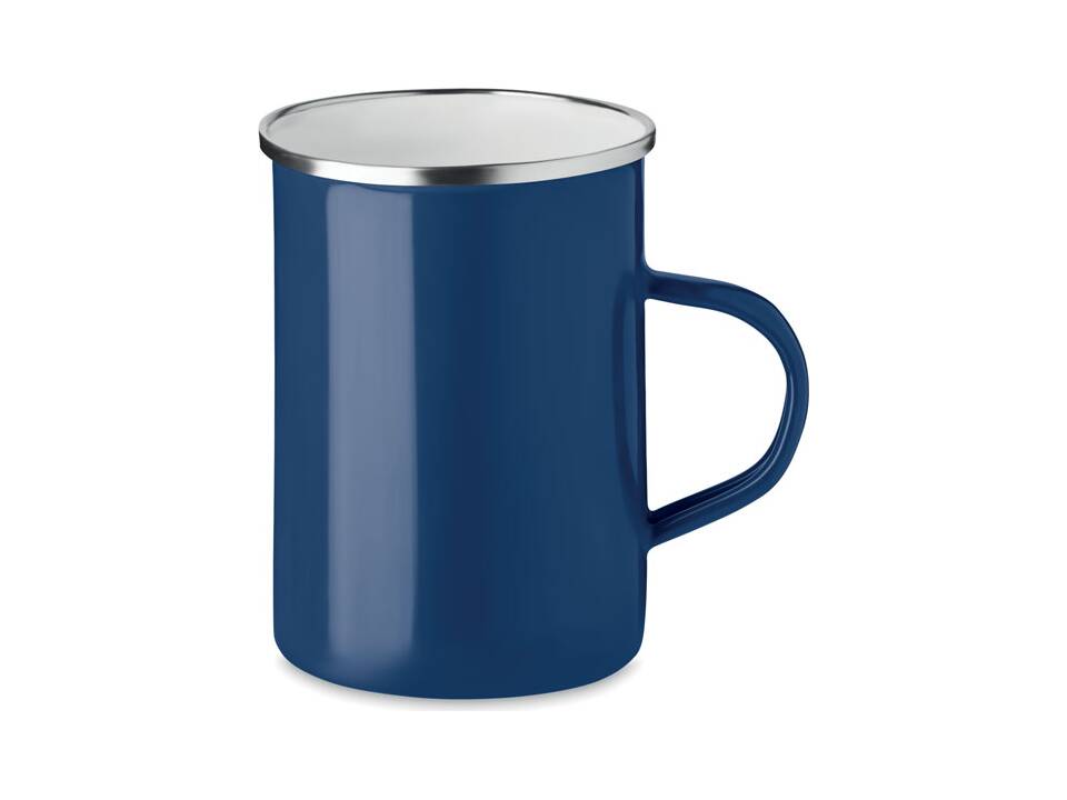 Metalen emaillen mok 2