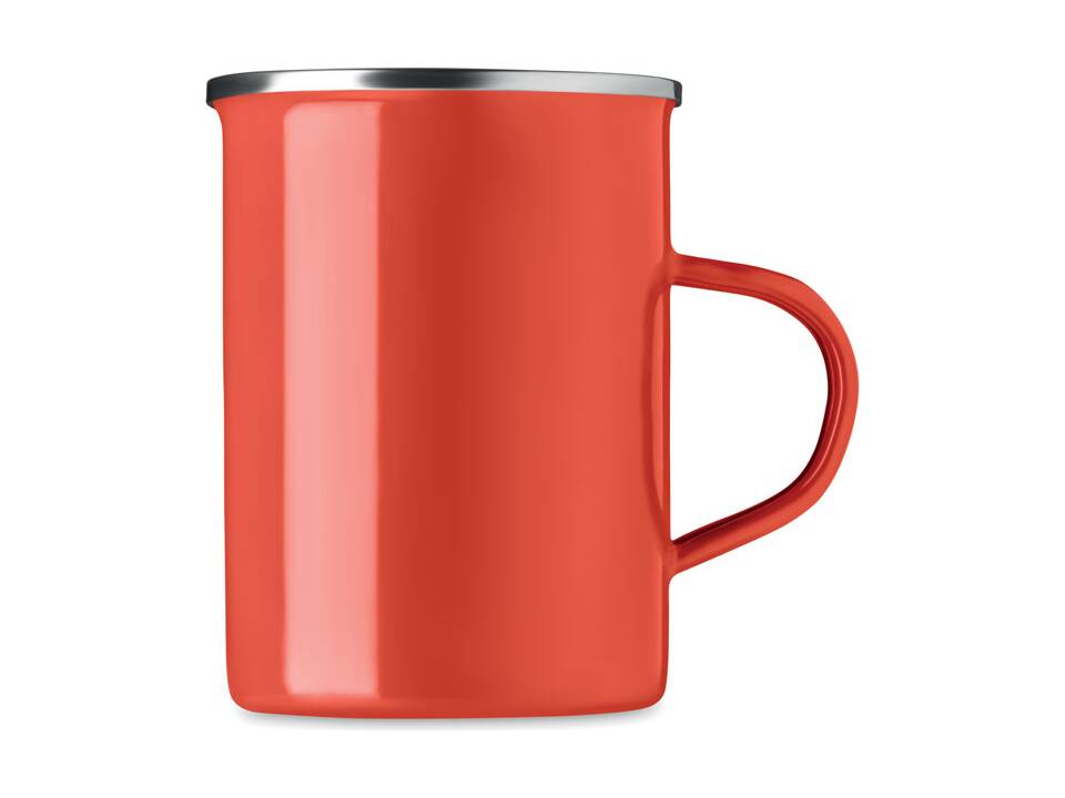 Metalen emaillen mok 5