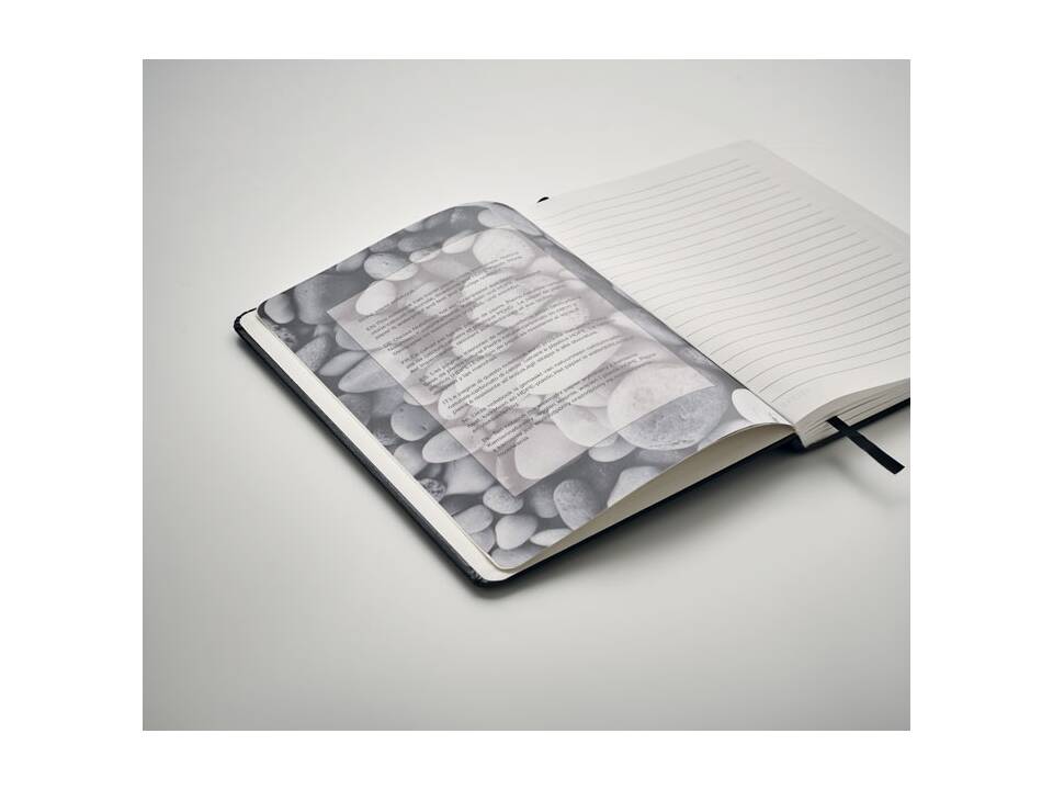 A5 notitieboekje uit gerecyclede karton en papier 2