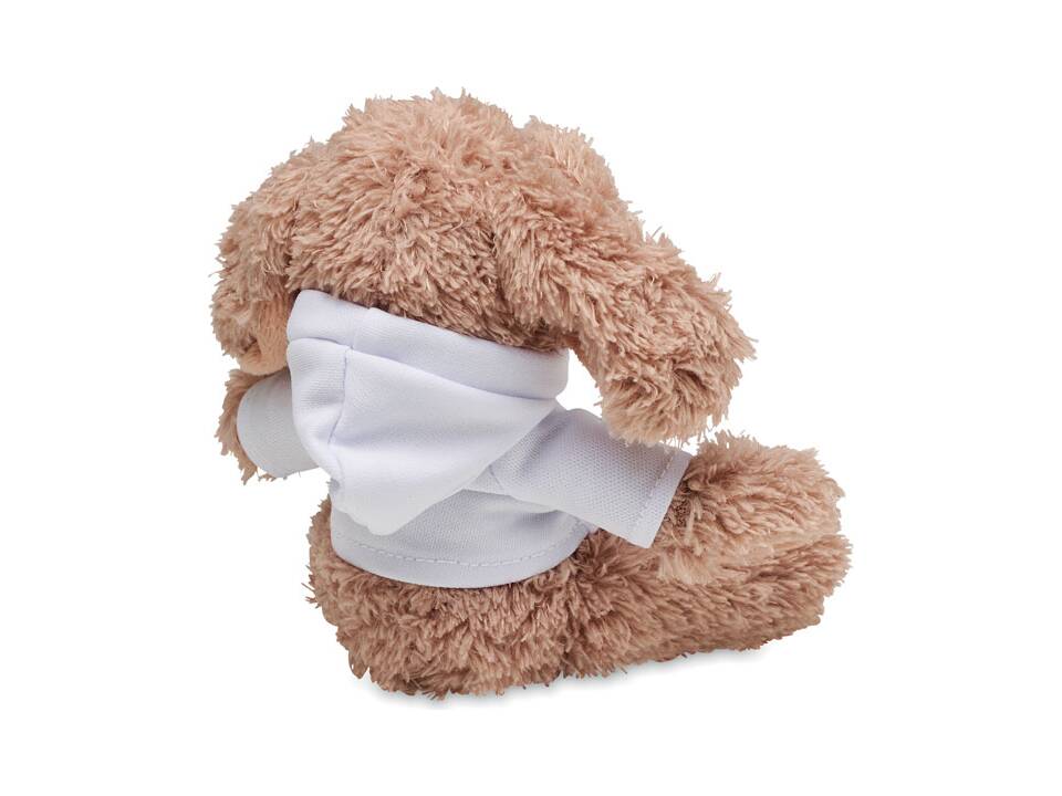 Pluchen hond met capuchon trui 2