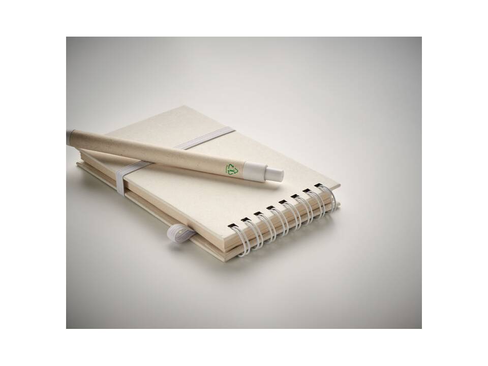 A6 Gerecycled karton notebook 19