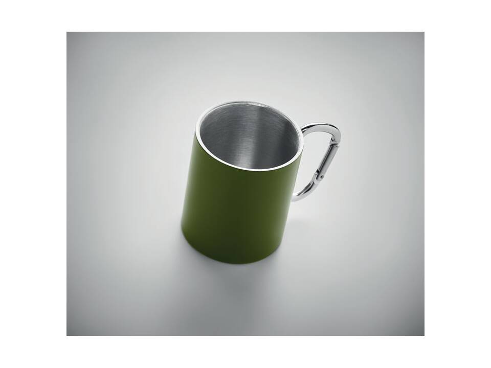 Metalen mok dubbelwandig 300ml 8