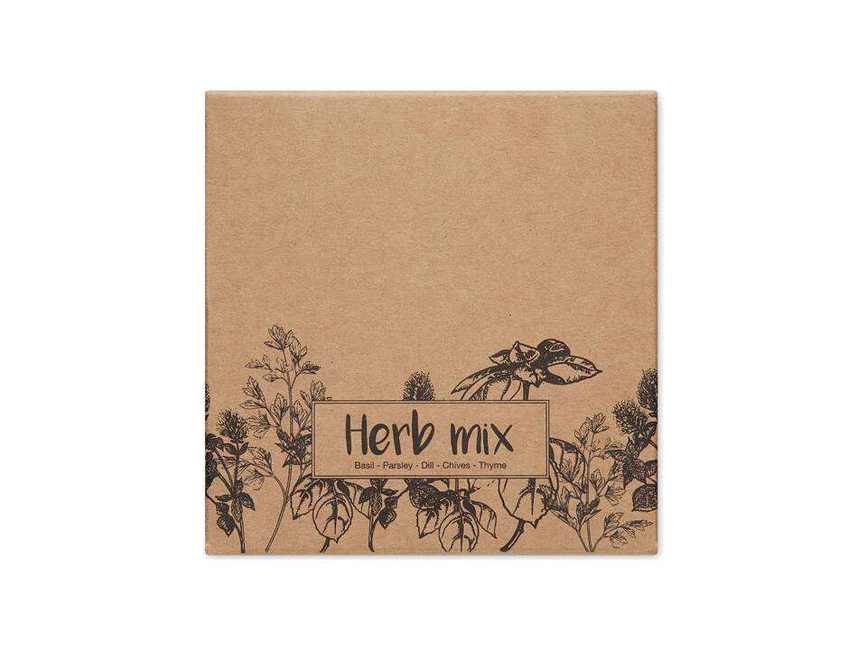 Kruidenzaad tape met basilicum, peterselie, dille, bieslook en tijm 4