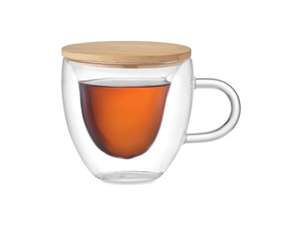 Dubbelwandige borosilicaat mok - 180 ml 5