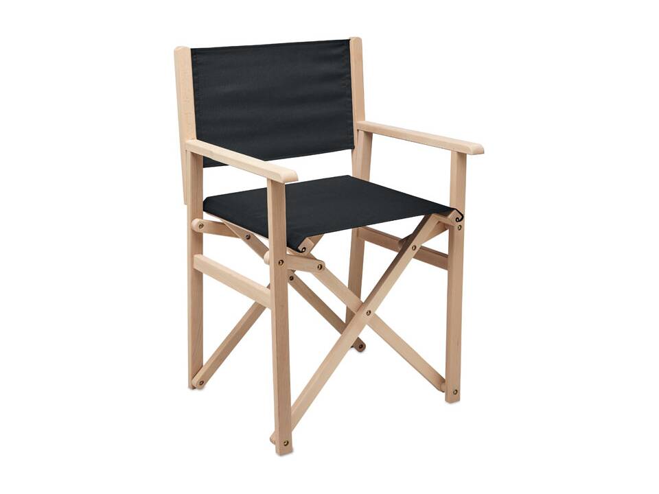 Opvouwbare houten strandstoel