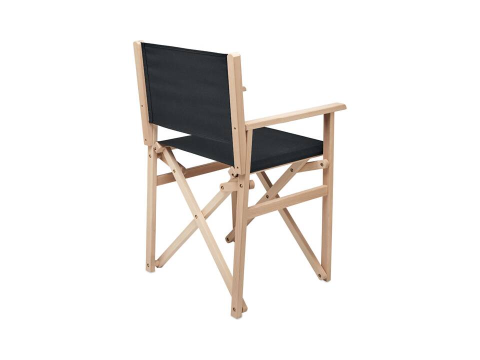 Opvouwbare houten strandstoel 1