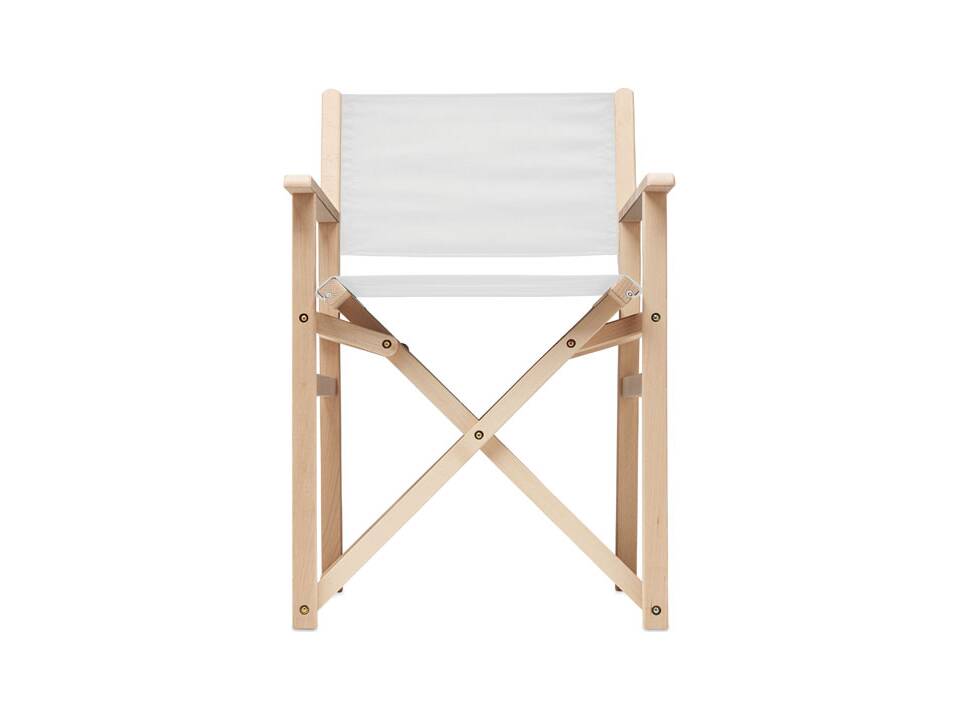 Opvouwbare houten strandstoel 6