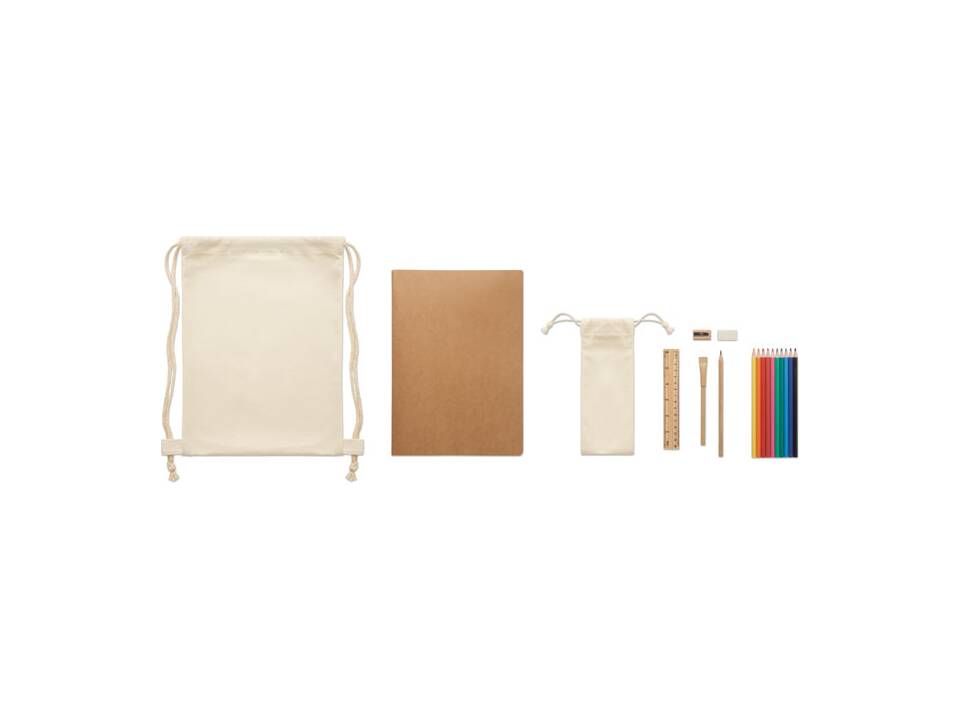 FUNDRAW rugzakje met tekenset 11