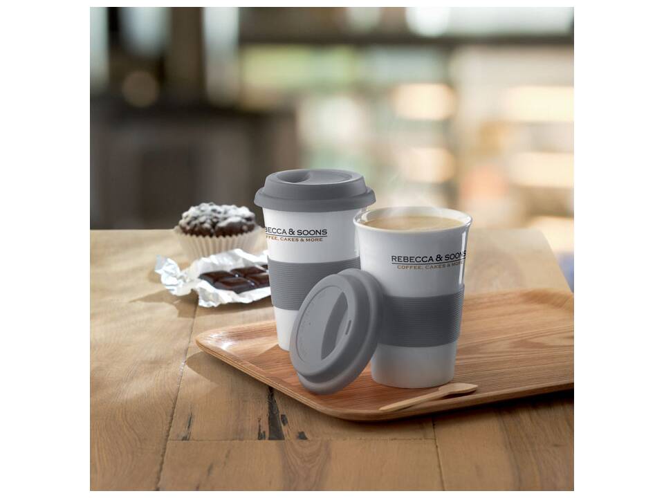 Mok met siliconen details - 400 ml 8