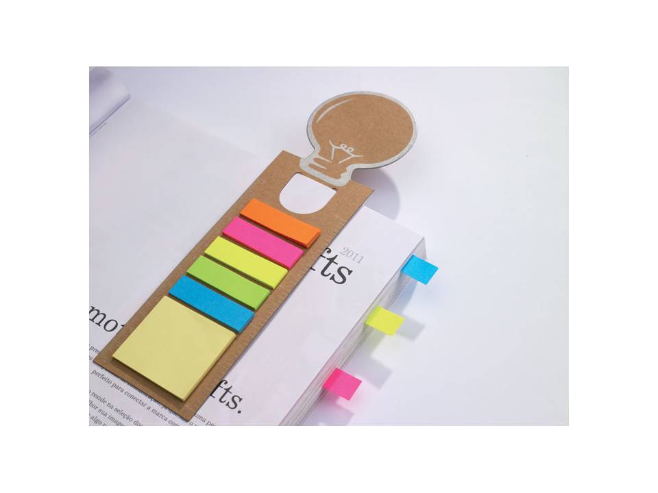 Bladwijzer met memoblaadjes 1