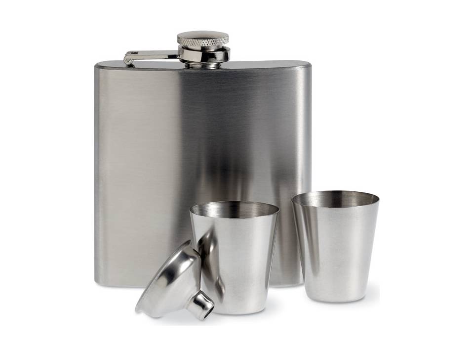 Heupfles met bekertjes - 200 ml 2