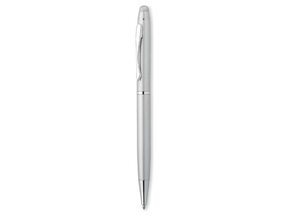 Aluminium stylus balpen in geschenk koker 12