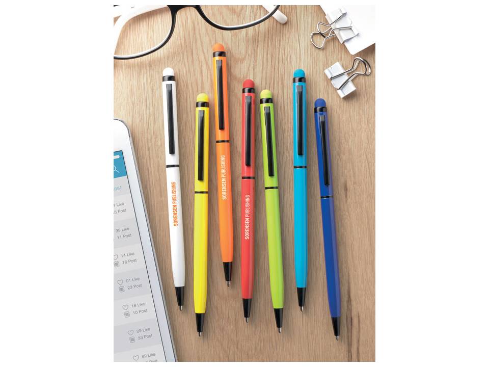 Stylus balpen van aluminium 15