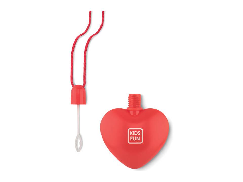 Bellenblaas in hartvorm 2