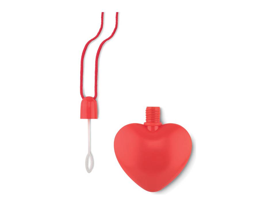 Bellenblaas in hartvorm 1