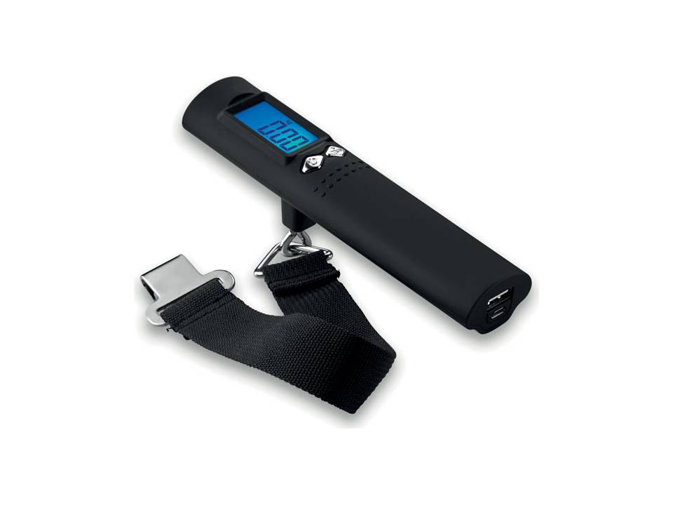 Bagageweger, powerbank en zaklamp - 2500 mAh 5