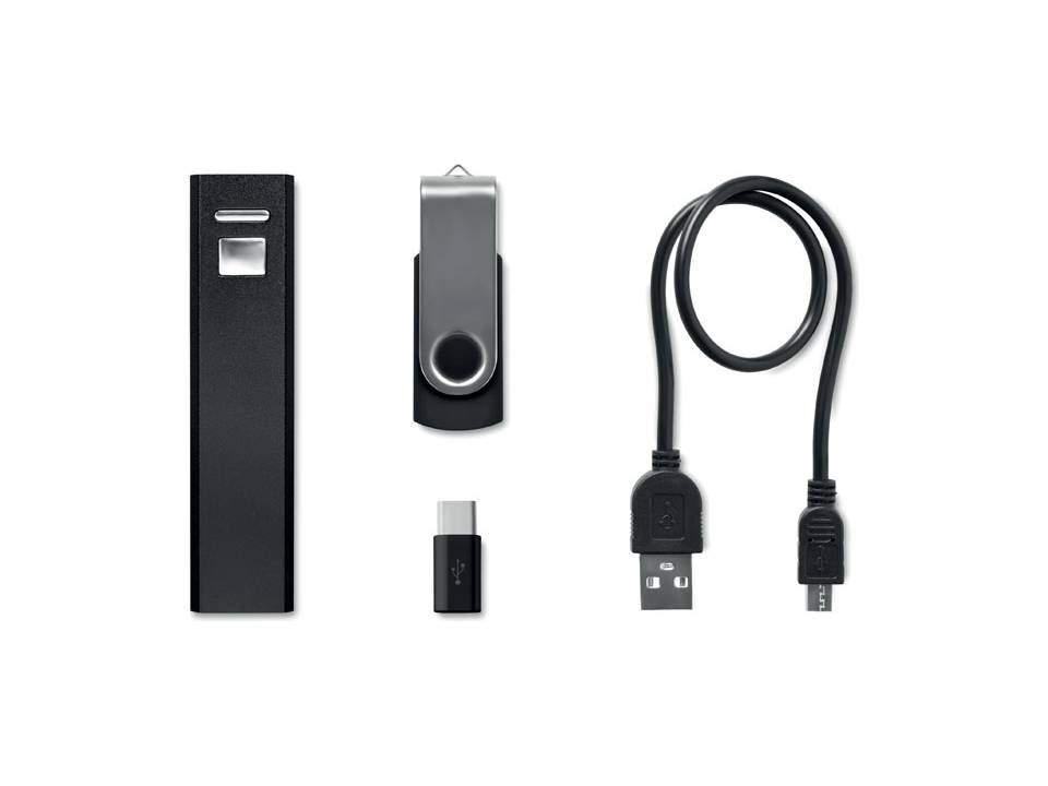 8 GB USB-stick met powerbank - 2200 mAh 4