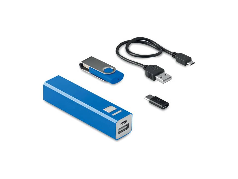 8 GB USB-stick met powerbank - 2200 mAh 7