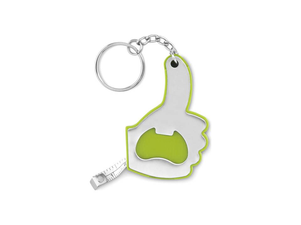 Duim omhoog sleutelhanger met flesopener 2