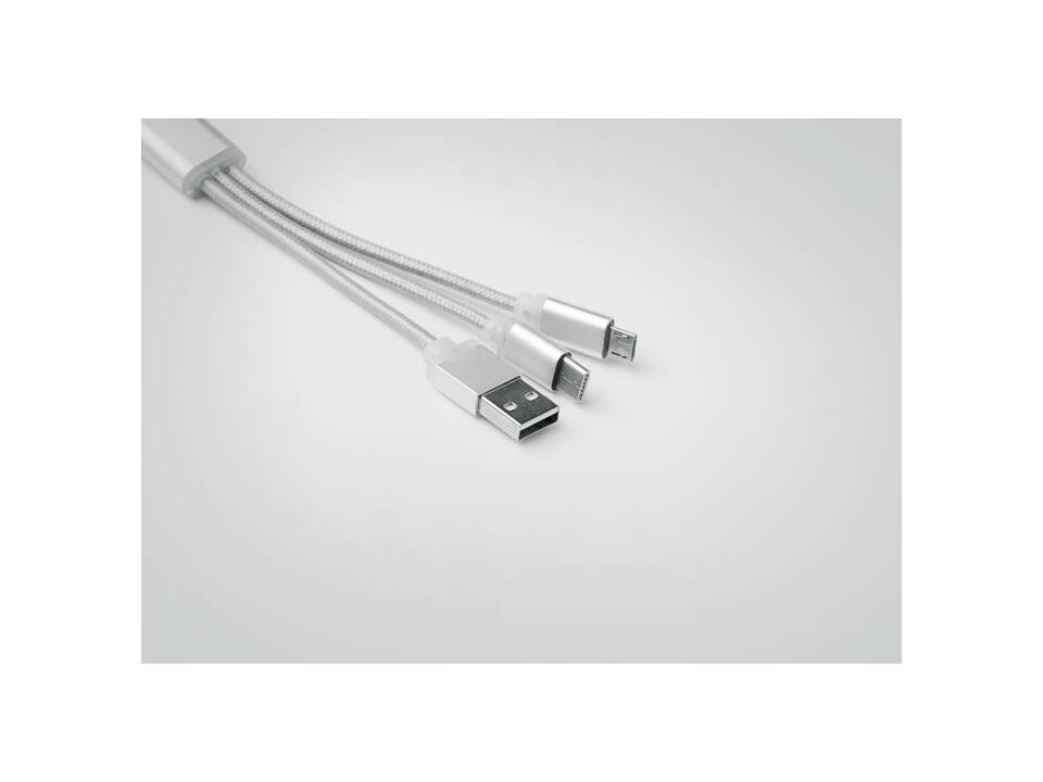 Sleutelhanger met oplaadkabel 10