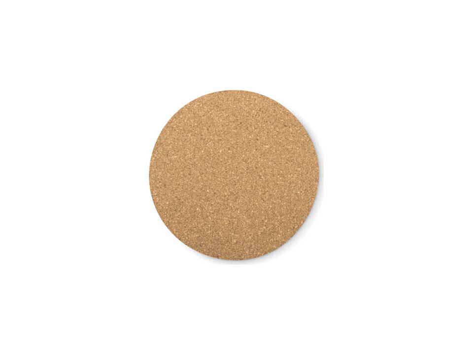 Ronde onderzetter kurk 2
