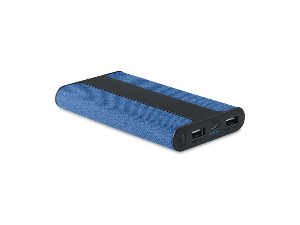 PowerBank PowerFabric met logo verlichting - 6000 mAh 5