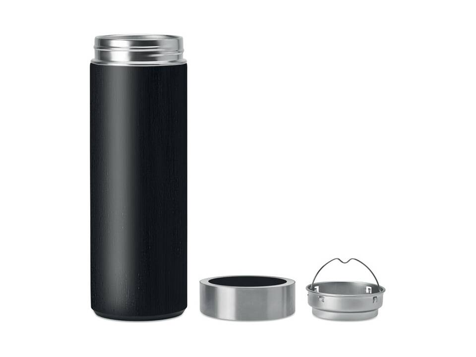 Roestvrijstalen bamboe fles - 400 ml 3