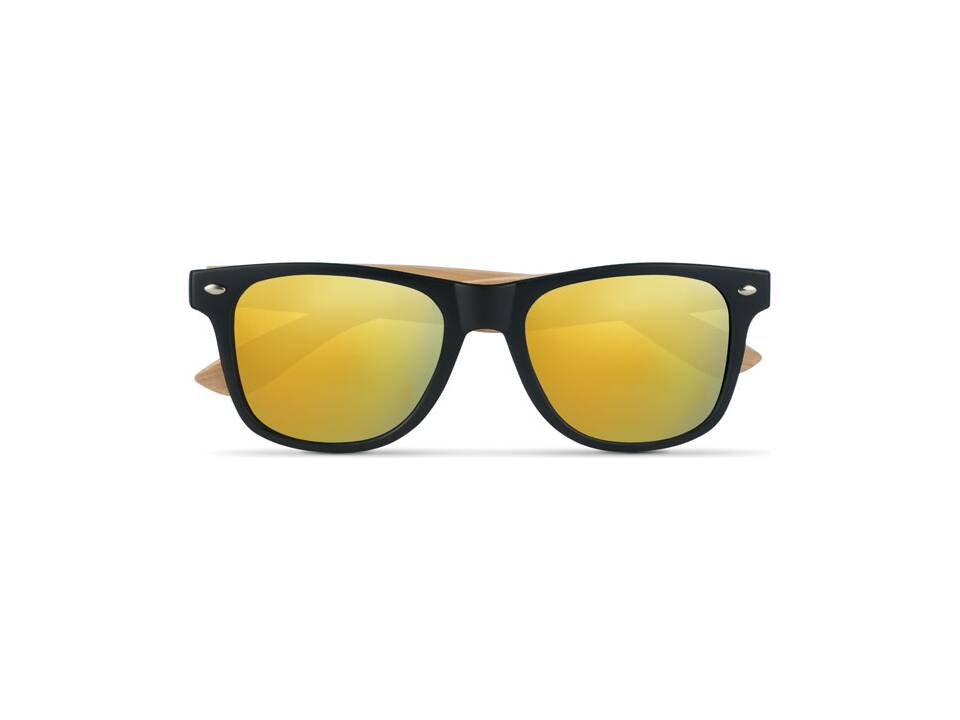 Zonnebril met bamboe frame 3