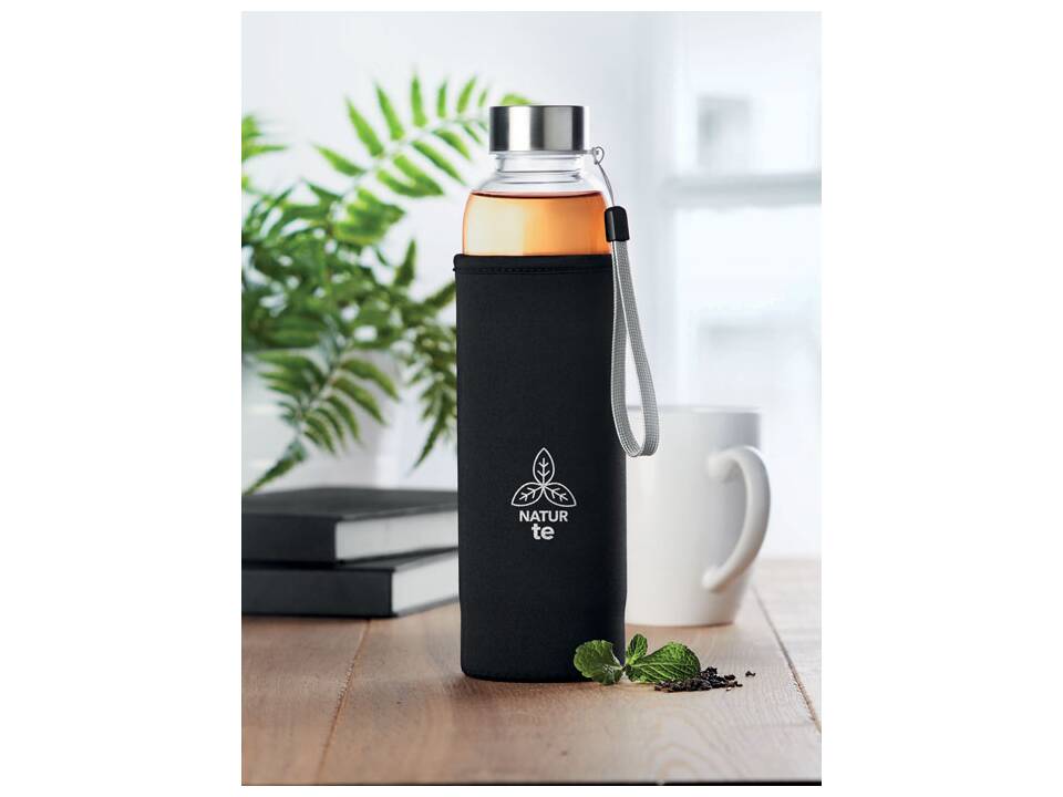 Drinkfles van glas met uitneembare theezeef - 500 ml 2