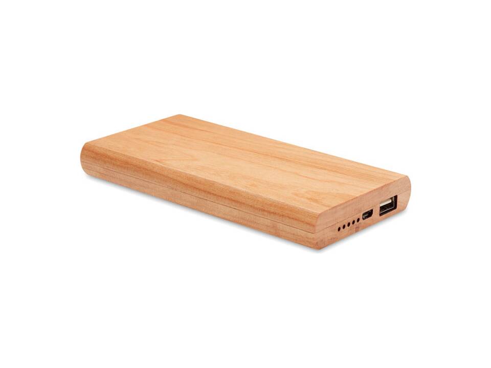 Powerbank bamboe - 4000 mAh