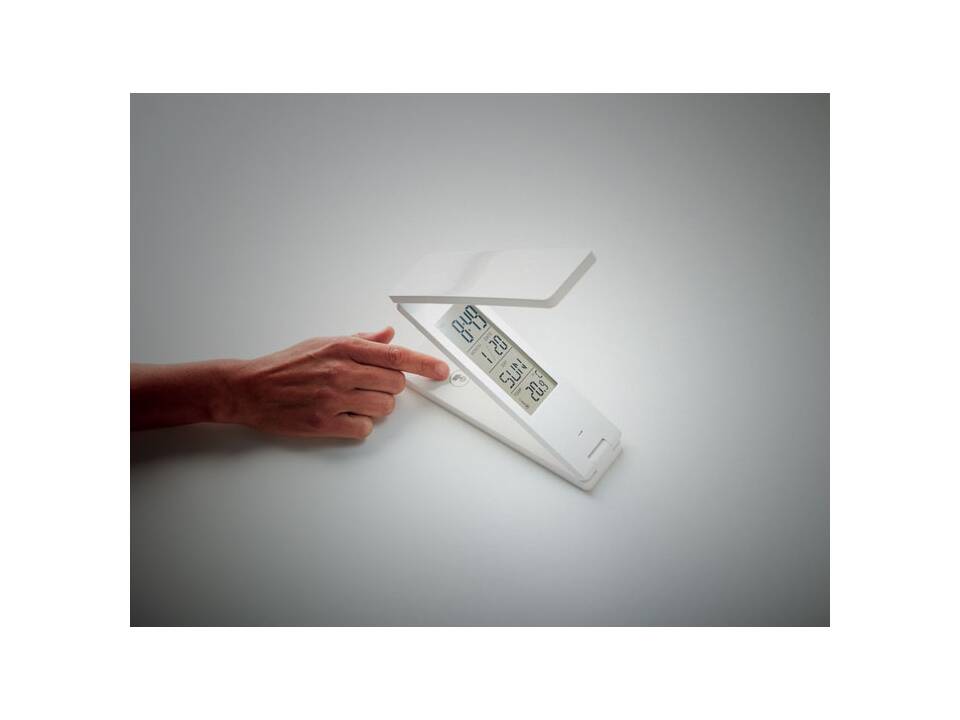 Bureaulamp met weerstation 4
