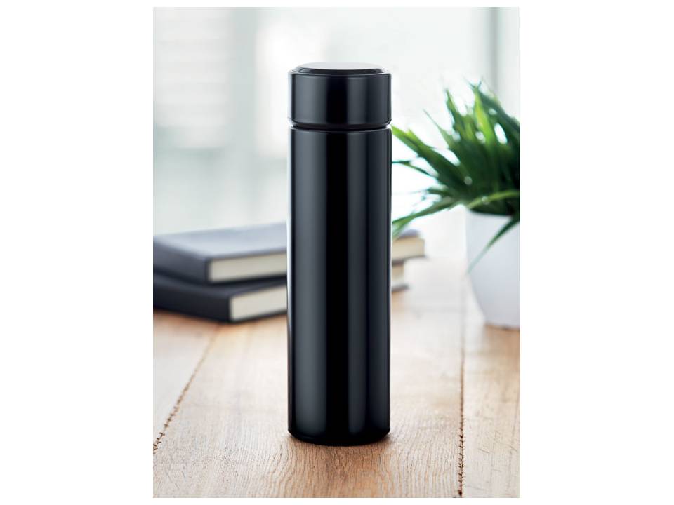 Thermosfles met thermometer - 450 ml 3