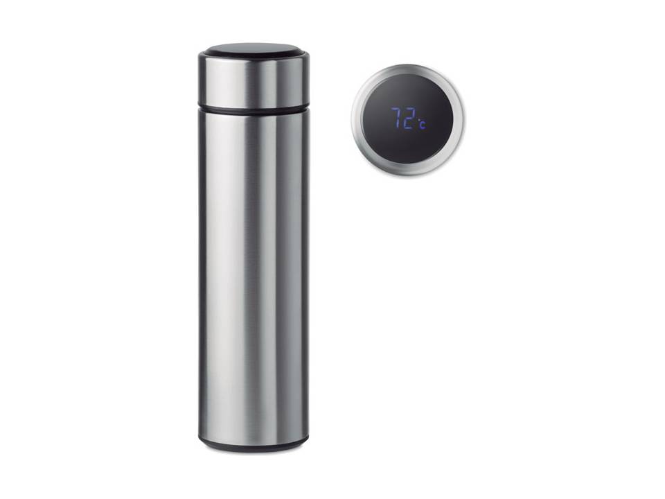 Thermosfles met thermometer - 450 ml 4