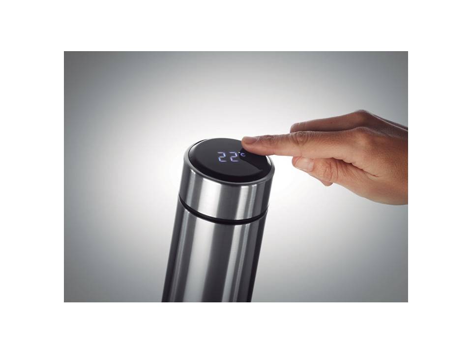 Thermosfles met thermometer - 450 ml 6