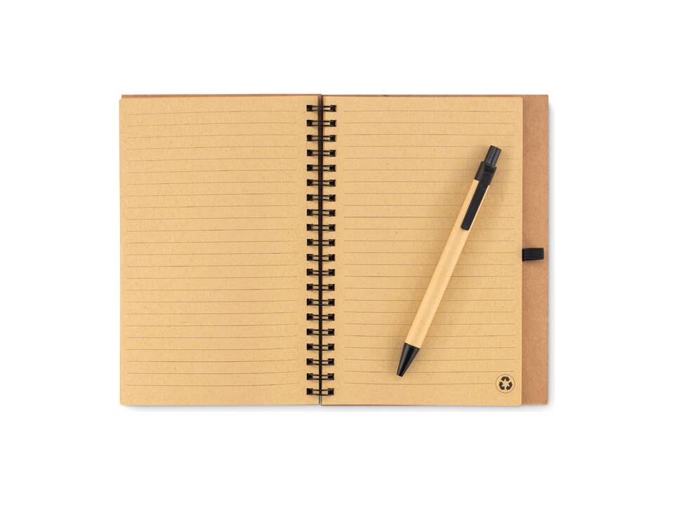 Kurk A5 notitieboek met pen 2