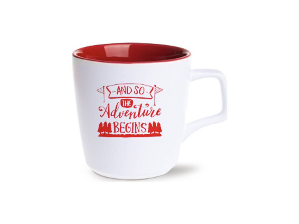 Mok Barrel met gekleurde binnenzijde - 250 ml