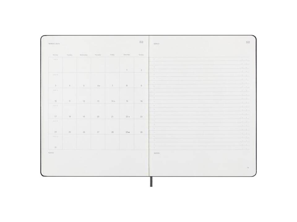 Moleskine 12 maanden smart  planner pro XL 2