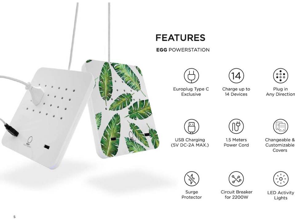 EGG Multi-Plug Power station 5