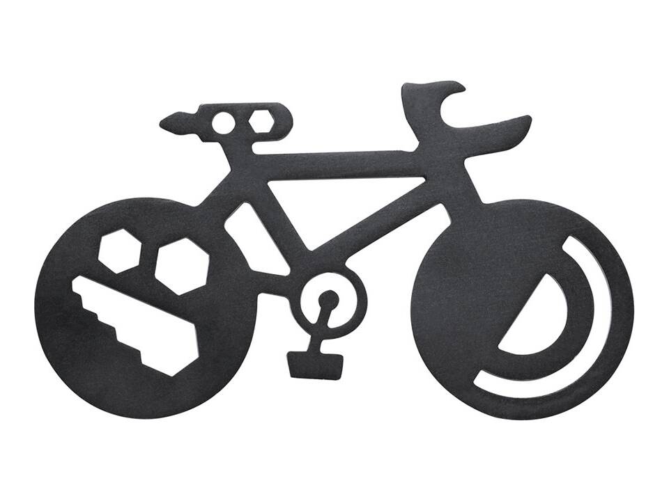 Multitool met 16 functies in fietsvorm