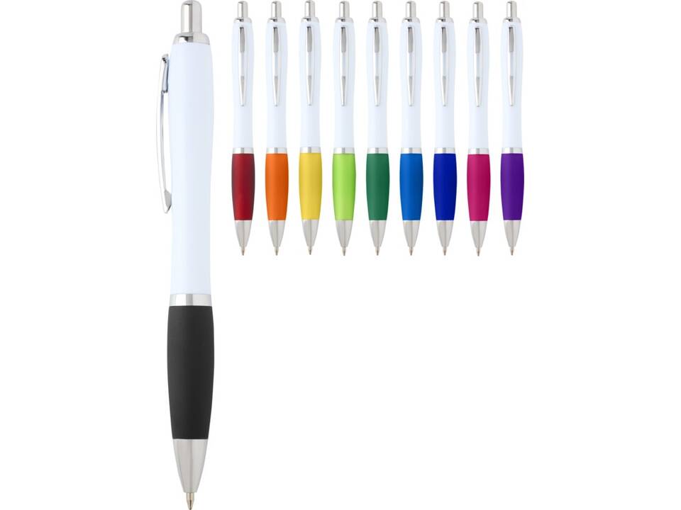 Nash balpen van gerecycled plastic (zwarte inkt)