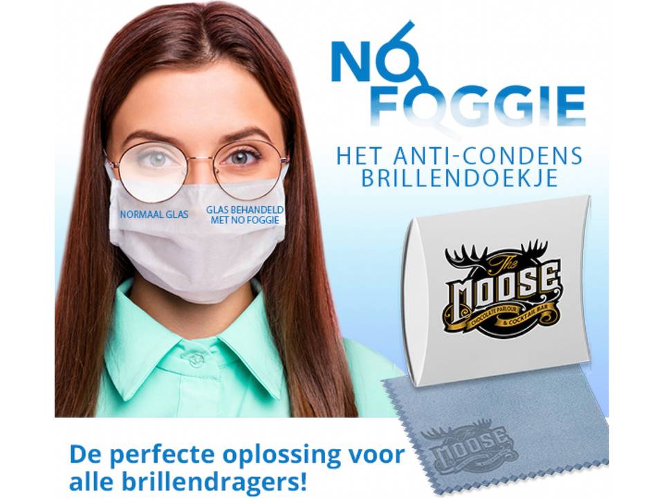 No-Foggie anti condens brillendoekjes 1