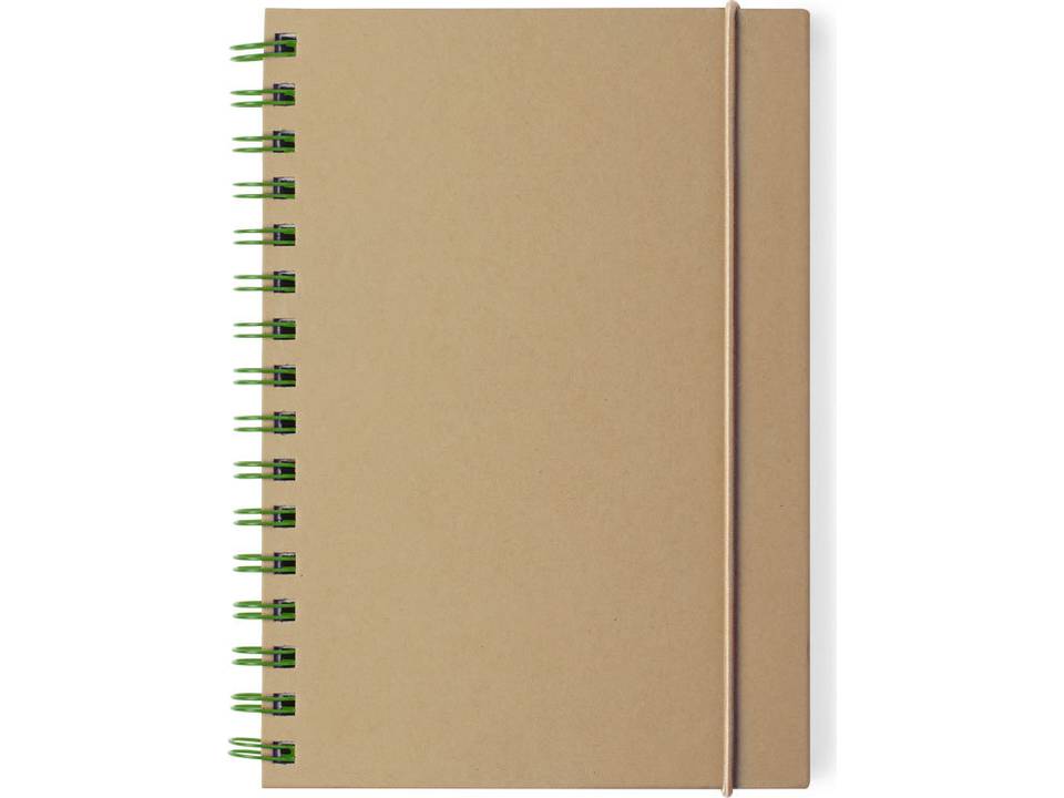 Notitieboek van gerecycled karton 1