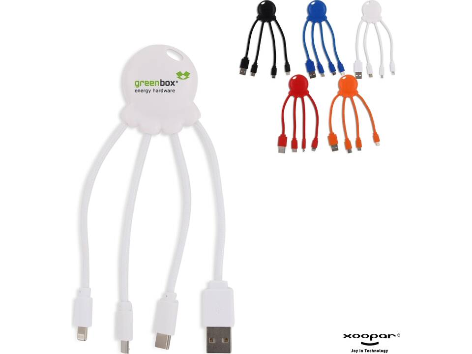 Octopus Eco kabel USB, Type C, Micro-USB, & Lightning 52