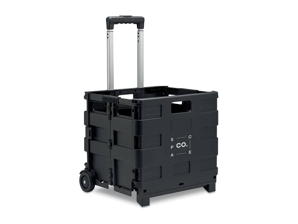Opvouwbare boodschappen trolley bedrukken