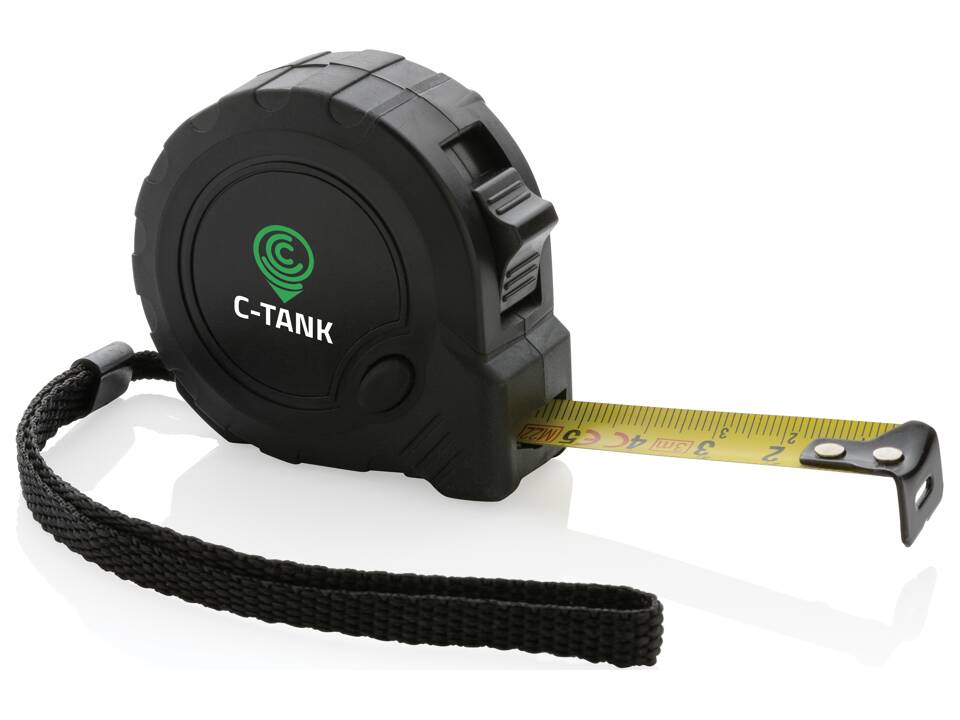 RCS gerecycled plastic 3M/16 mm tape met stopknop 5