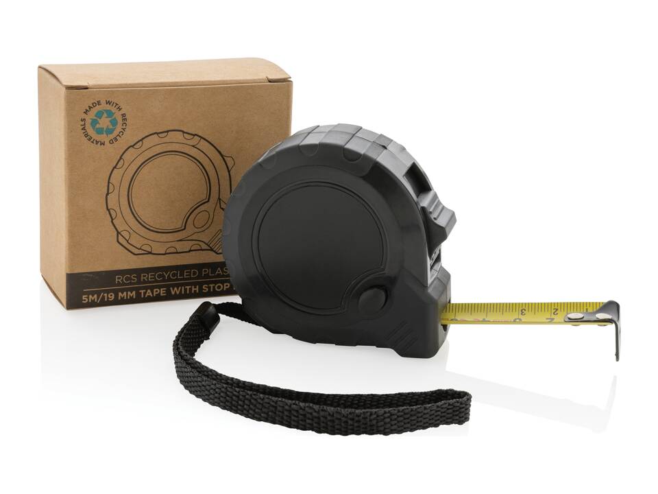 RCS gerecycled plastic 5M/19 mm tape met stopknop 7