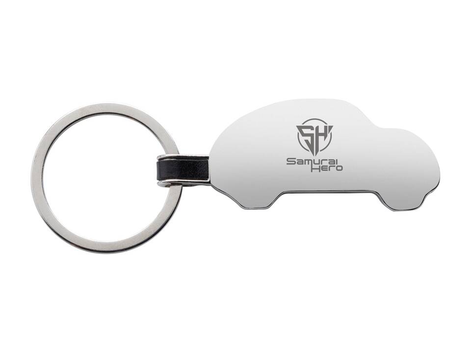 RCS autosleutelhanger van gerecycled zinc alloy 4