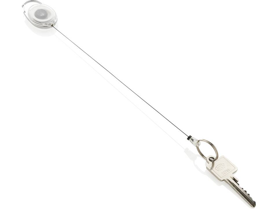 Roller clip sleutelhanger gemaakt van RCS gerecycled plastic 11