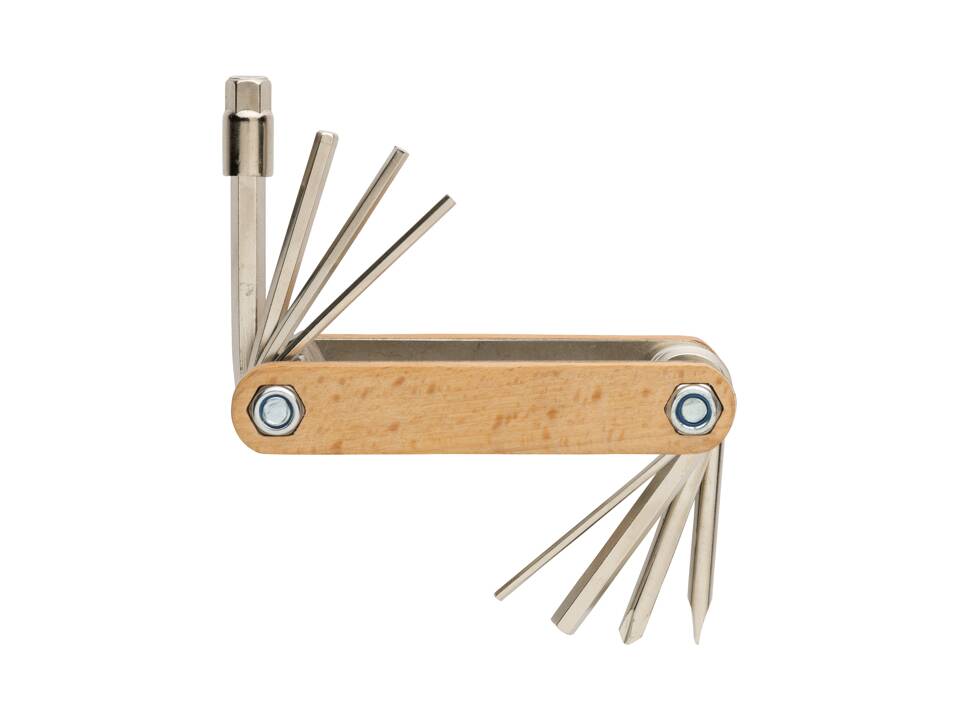 FSC® Houten inbussleutel met 9 functies 2